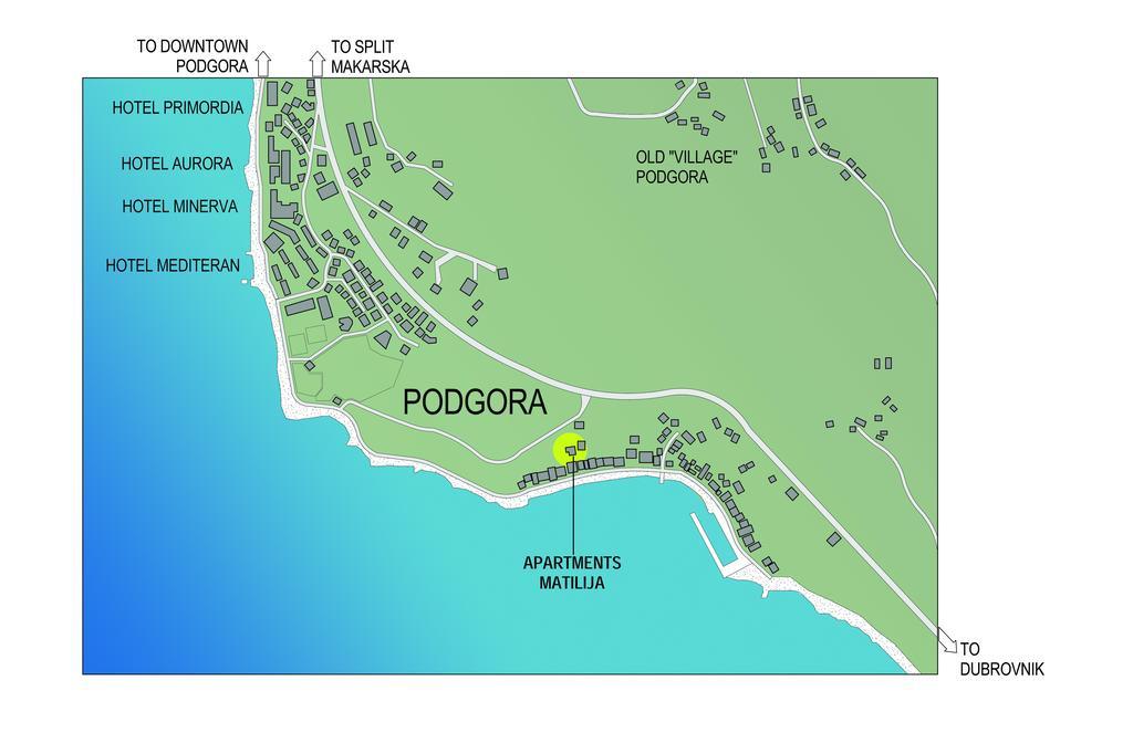 Apartment Matilija Podgora Ngoại thất bức ảnh